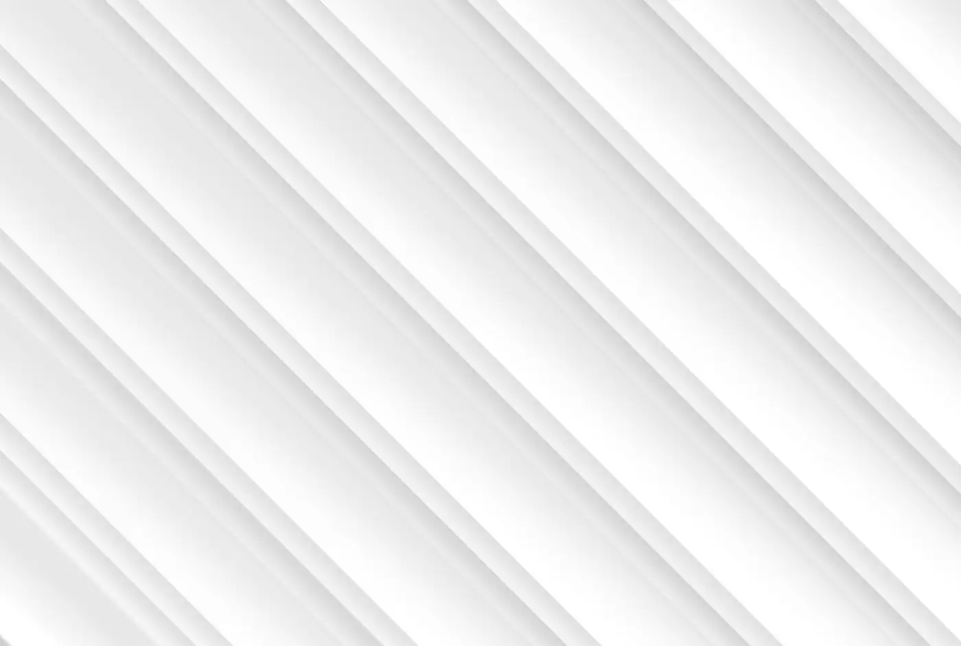 Parallel diagonal ridges running across a white surface